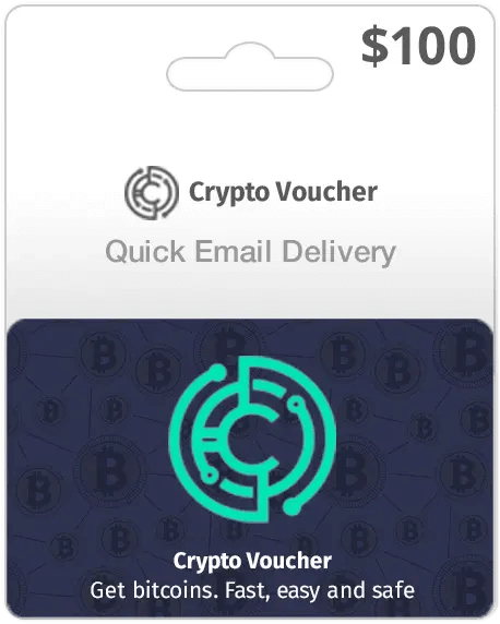 Crypto Voucher $100 Digital Card