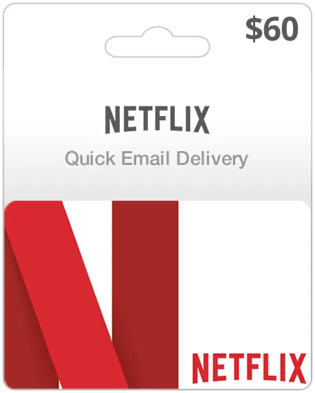 Netflix $60 Digital Gift Card