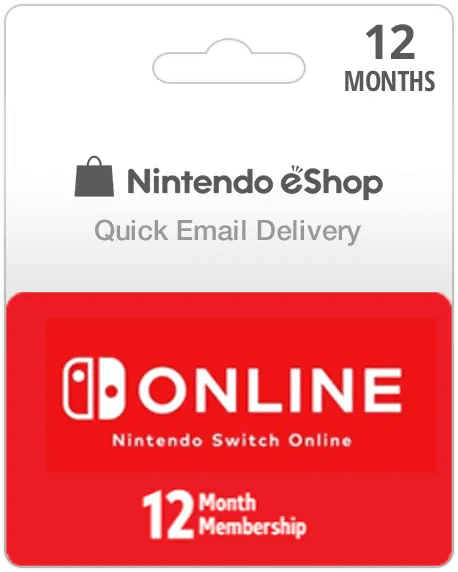 Nintendo Switch Online 12 Month Card