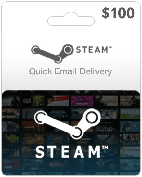 Steam Wallet $100 Gift Card