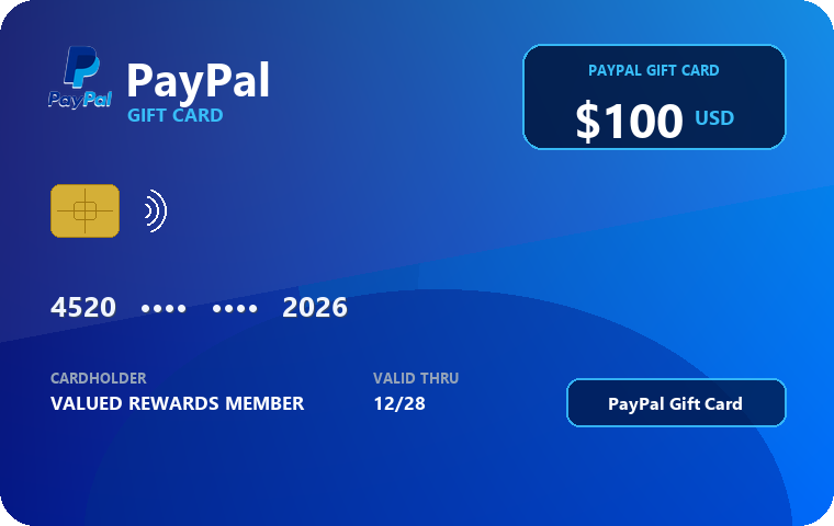 PayPal $100 Gift Card