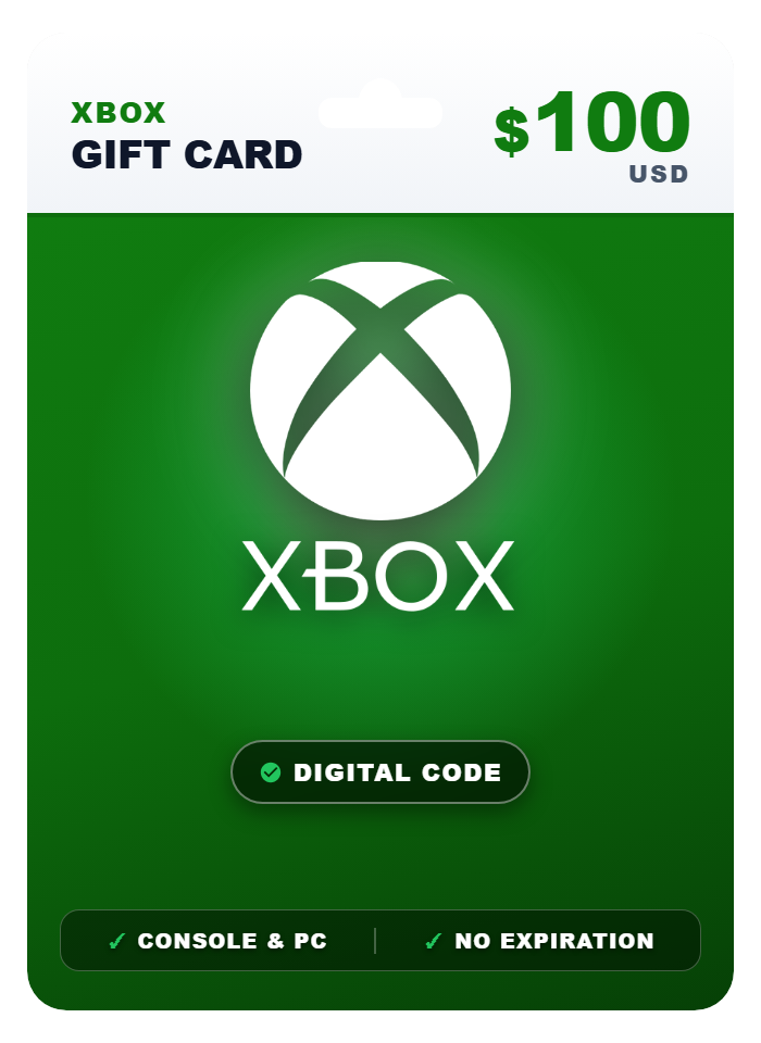 $100 Xbox Gift Card