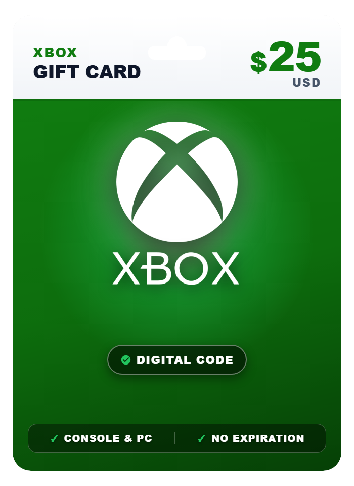$25 Xbox Gift Card